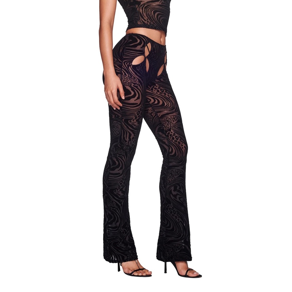 I.AM.GIA Black Sheer Pants